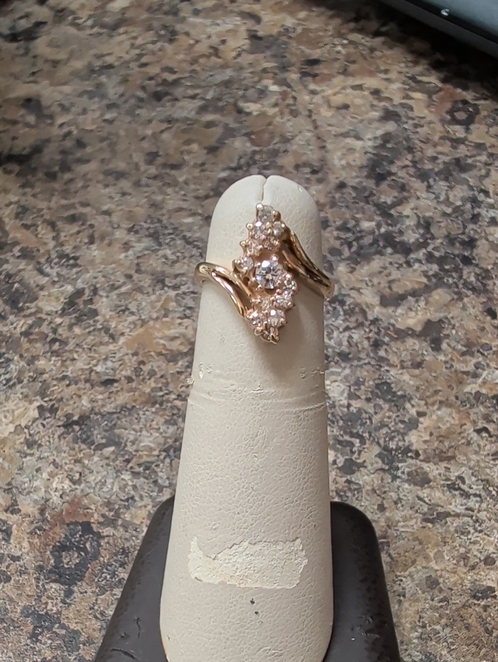 Yellow Gold And Diamond Ring